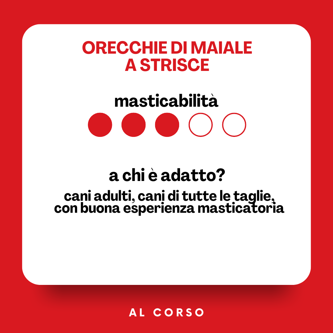 Orecchie di maiale a strisce