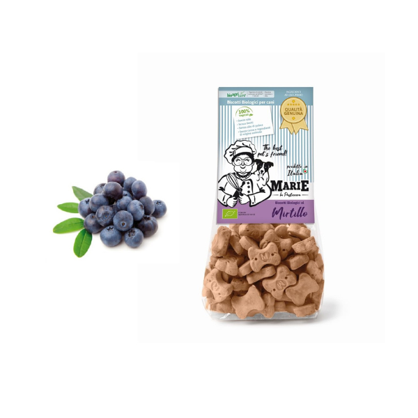 Biscotti biologici Marie al Mirtillo