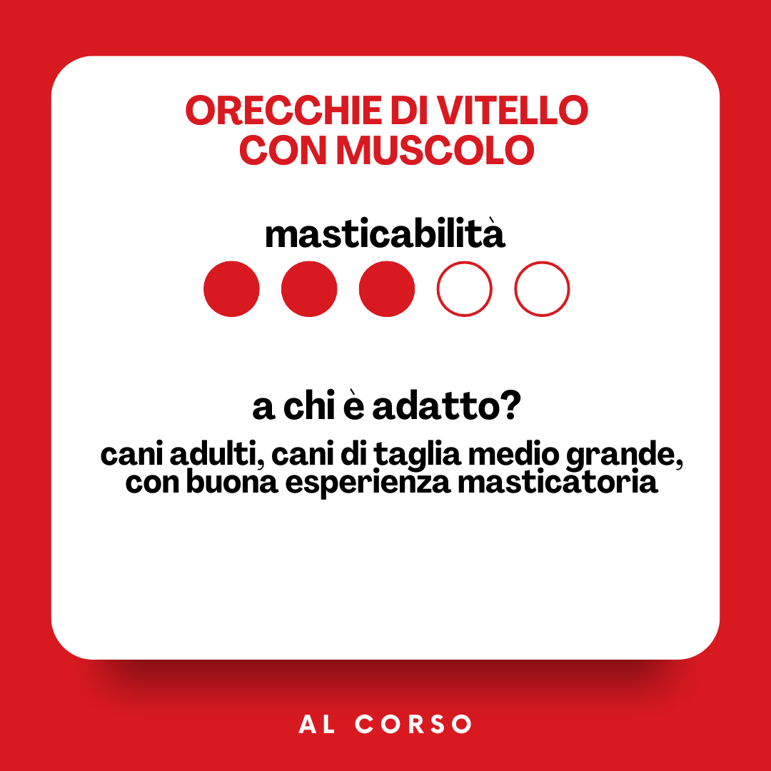 Orecchie di vitello con muscolo