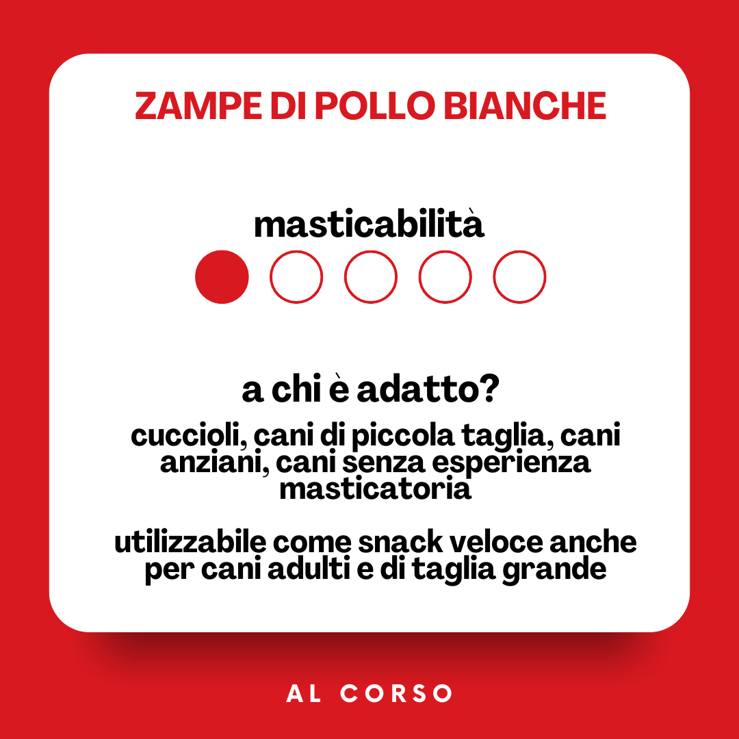 Zampe di pollo bianche
