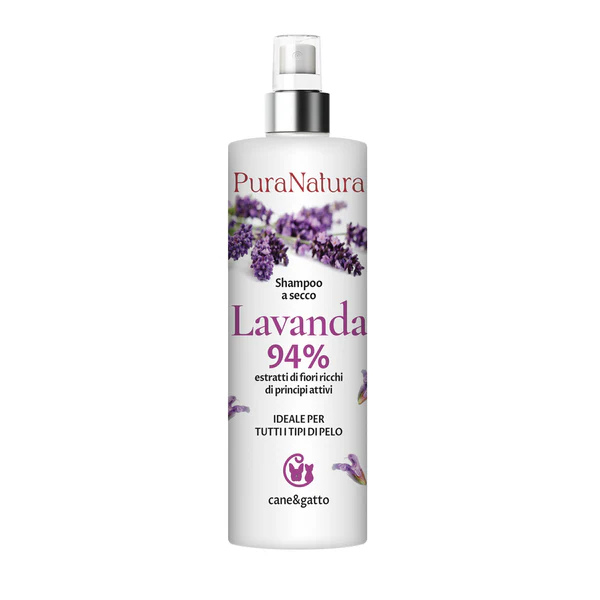 Shampoo a secco alla lavanda
