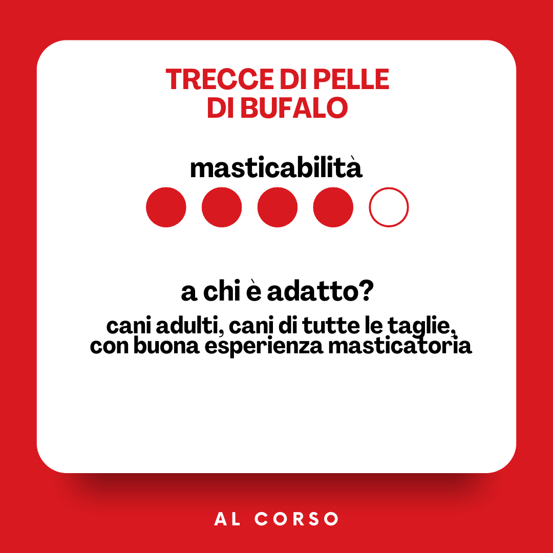 Trecce di pelle di bufalo
